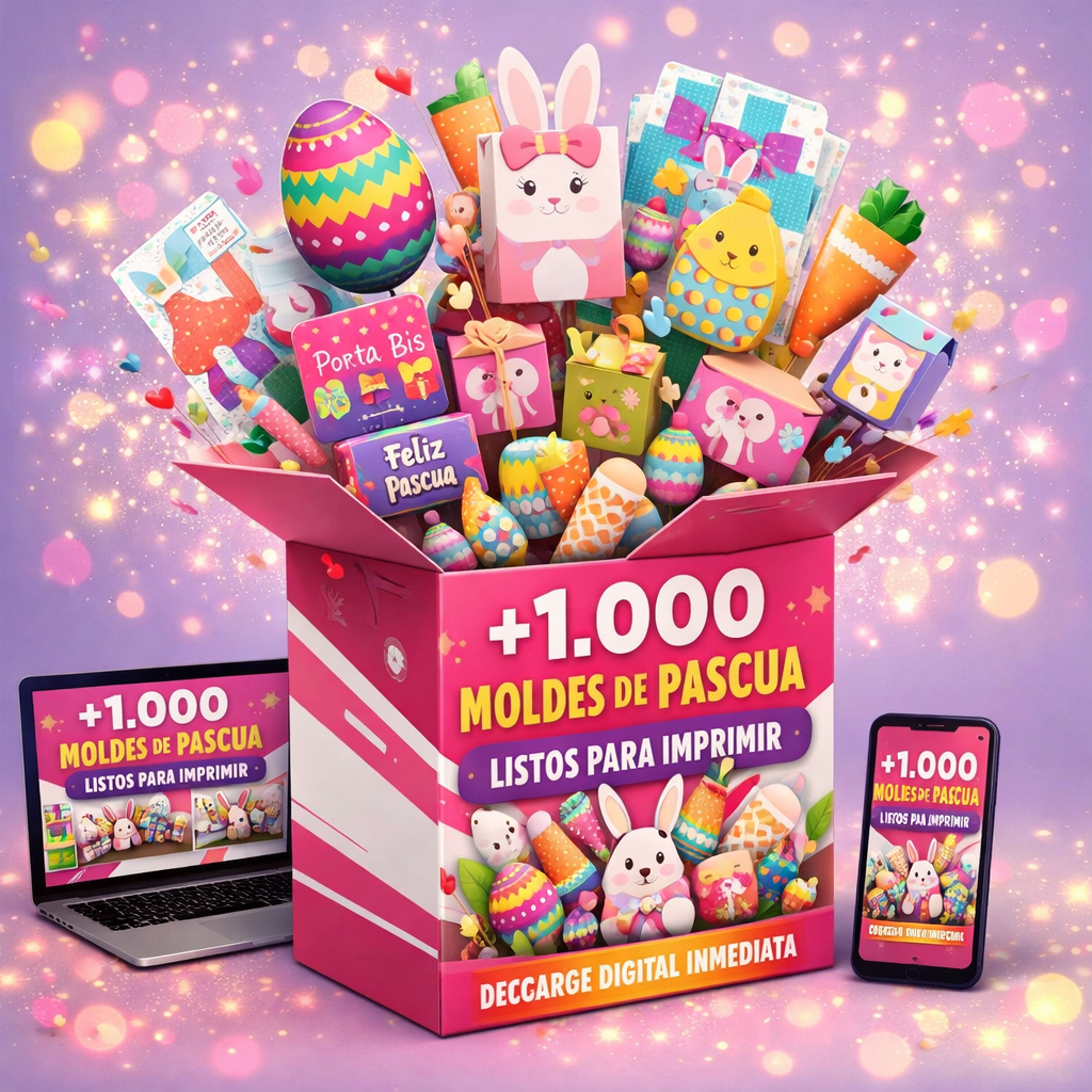 MOLDES DE PASCUA PACK COMPLETO + VIDEOS + 4 BONUS DE REGALO