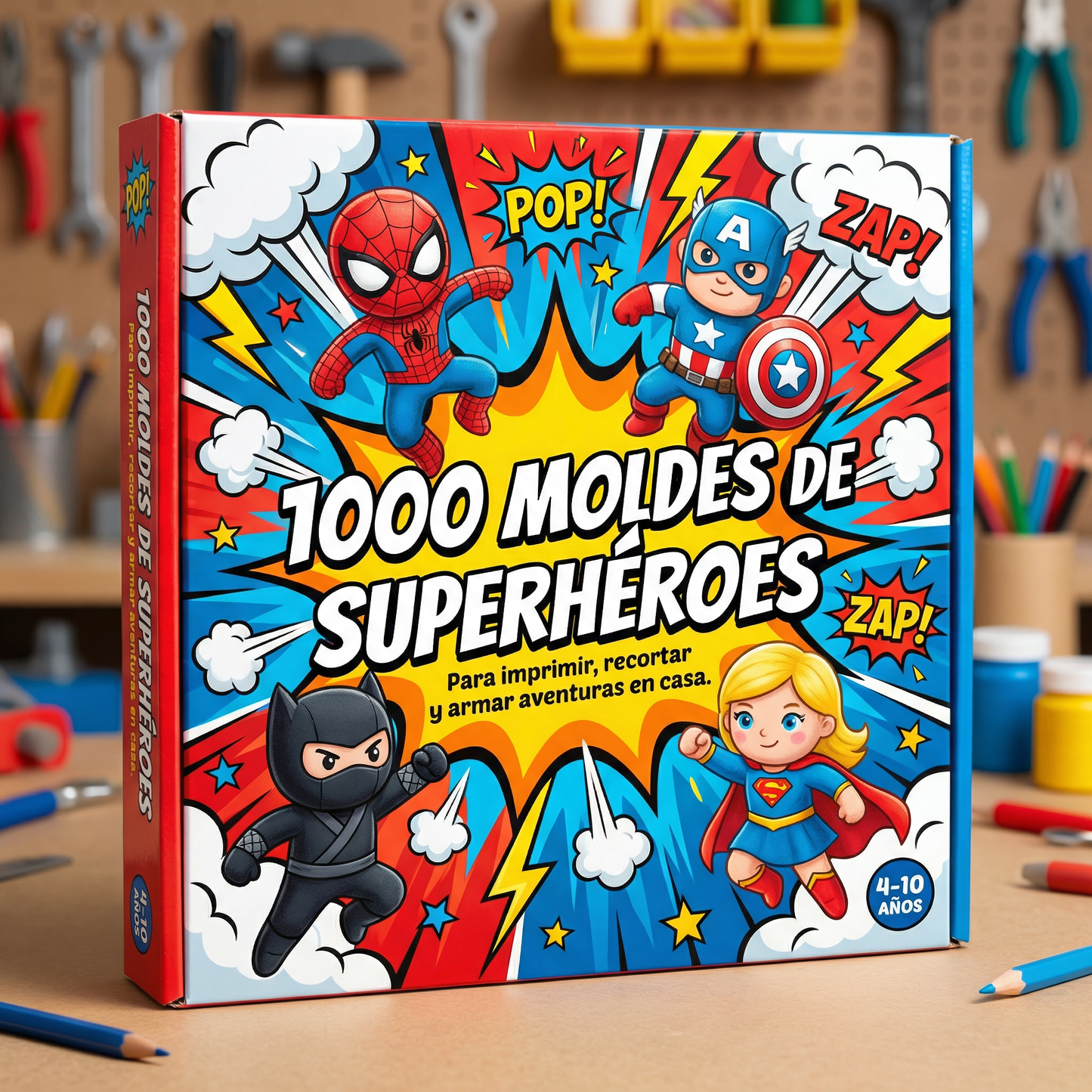 1000 MOULES DE SUPER-HÉROS